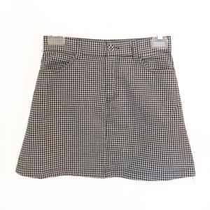 Gingham Mini Skirt!